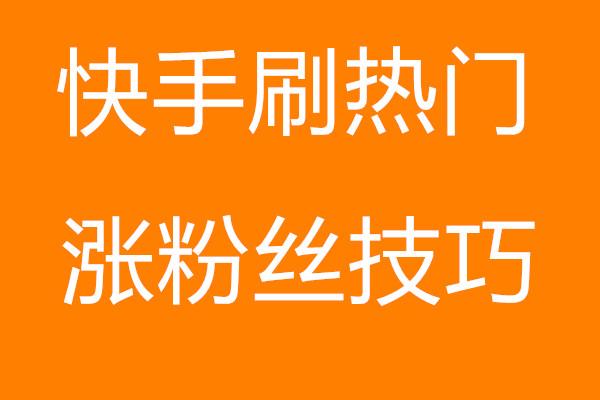 快手买热度链接_快手买热搜上热门多少钱_快手买热门链接